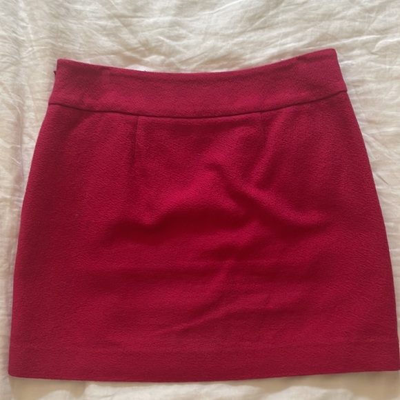 Ann Taylor LOFT bright pink tweed mini skirt, 2P - Picture 3 of 4